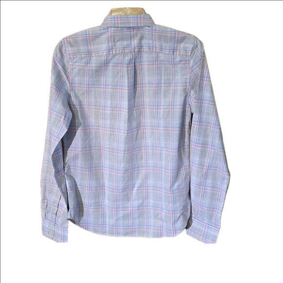 UNTUCKit Chasseles Button Up Shirt Long Sleeve Gray Plaid Women’s Size 6 (Small) - Picture 4 of 10